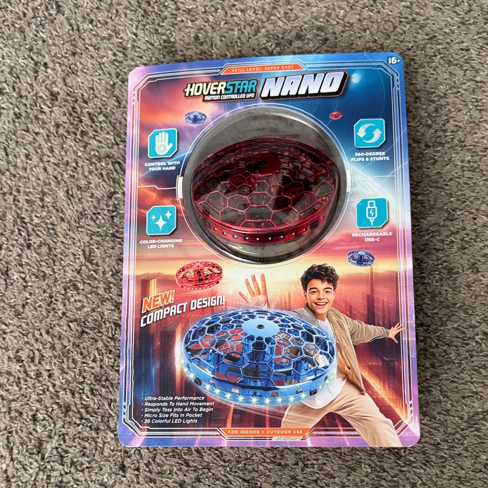 HoverStar Nano Red Flying Toy